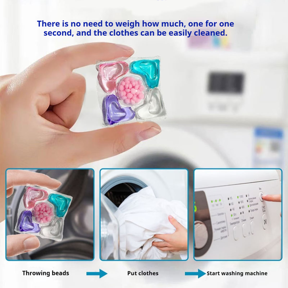 |Free Delivery| Laundry Detergent Gel Caps – Pack of 10