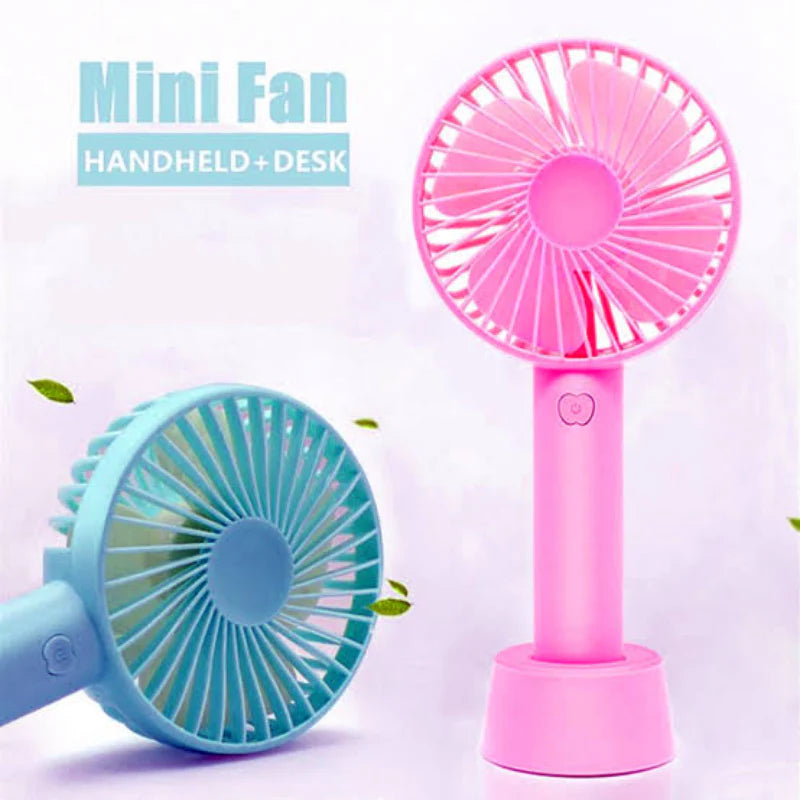 FREE HOME DELIVERY Rechargeable Mini Handheld Portable Fan