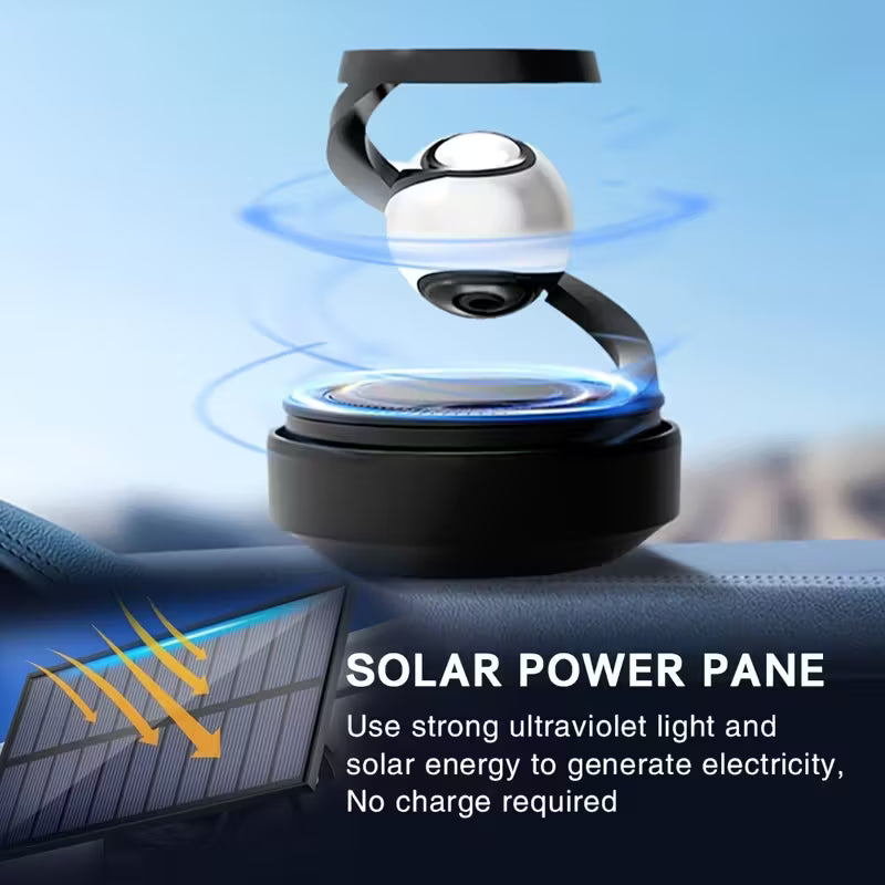 Universal Solar Power Car Perfume Air Freshener 360° Rotating Car Perfume Solar Energy Fragrance Car