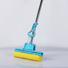 Magic PVA Sponge Mop - Adjustable Squeeze Water Floor Cleaning Mop with Telescopic Handle