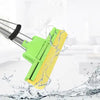 Magic PVA Sponge Mop - Adjustable Squeeze Water Floor Cleaning Mop with Telescopic Handle