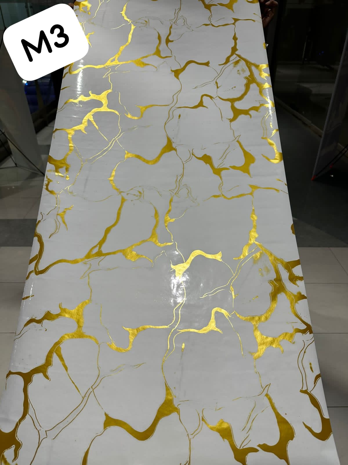( pack of 3 ) 3D Waterproof Marble Sheets, Self Adhesive PVC Sheet Rolls