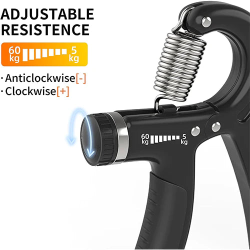 Adjustable Hand  Grip Strength Trainer 10-60 KG Strength