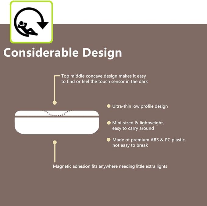 (Free Home Delivery)🌙✨ Smart Button Control Night Light – USB Rechargeable