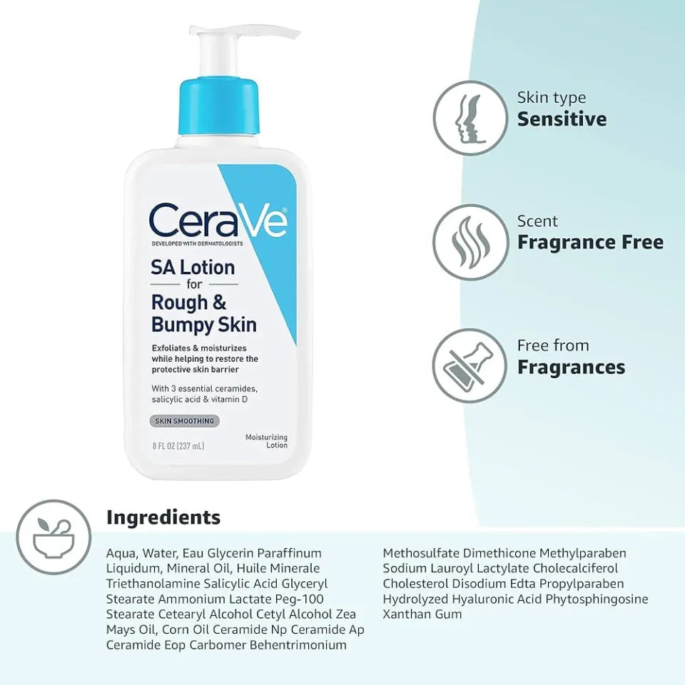 CeraVe SA Lotion For Rough & Bumpy Skin - 237ml