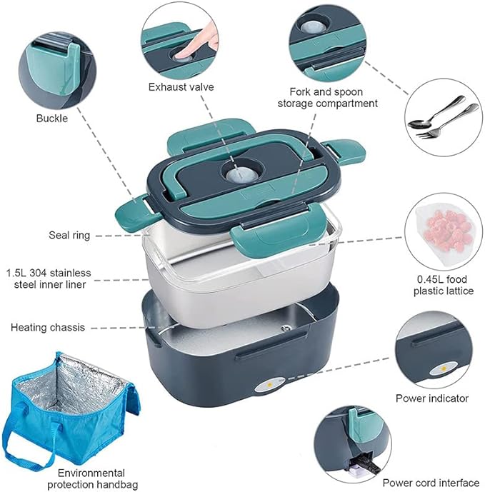 (Free Delivery) Electric Lunch Box