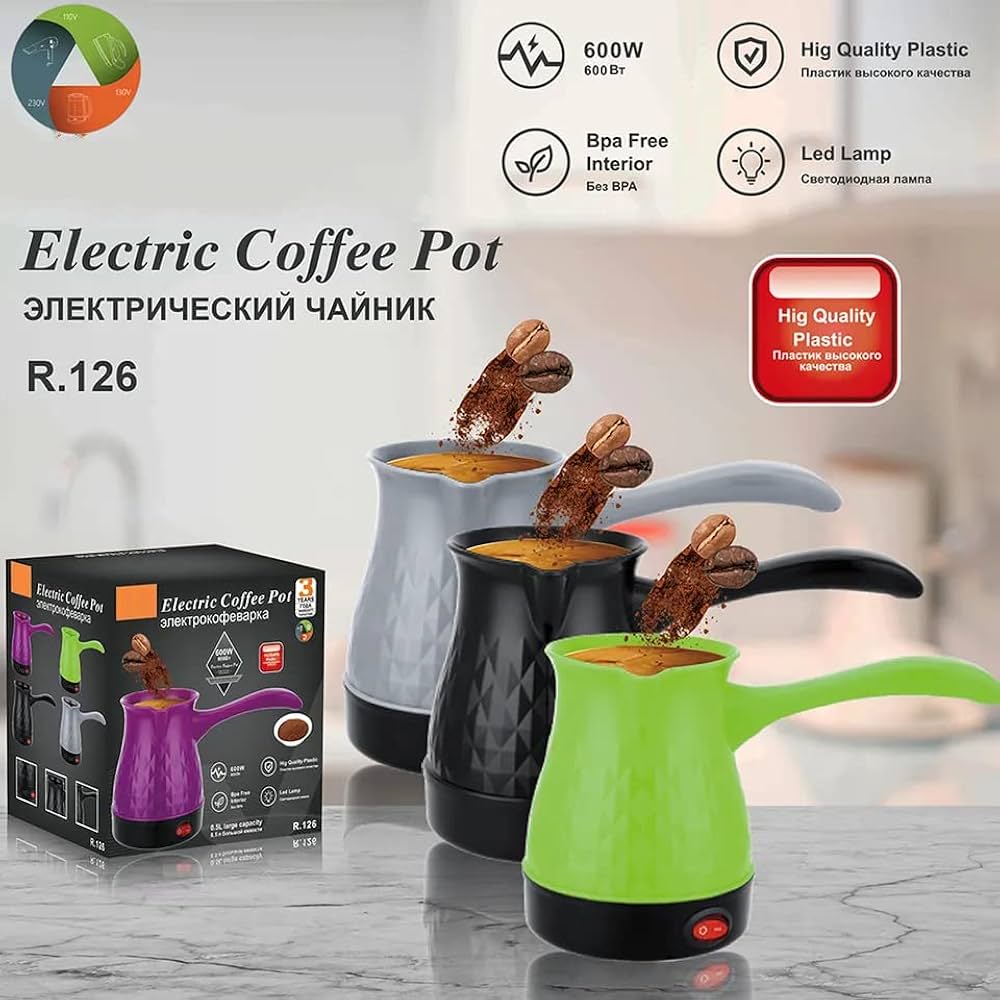 (FREE DELIVERY) Portable Electric Turkish Coffee Pot & Tea Kettle