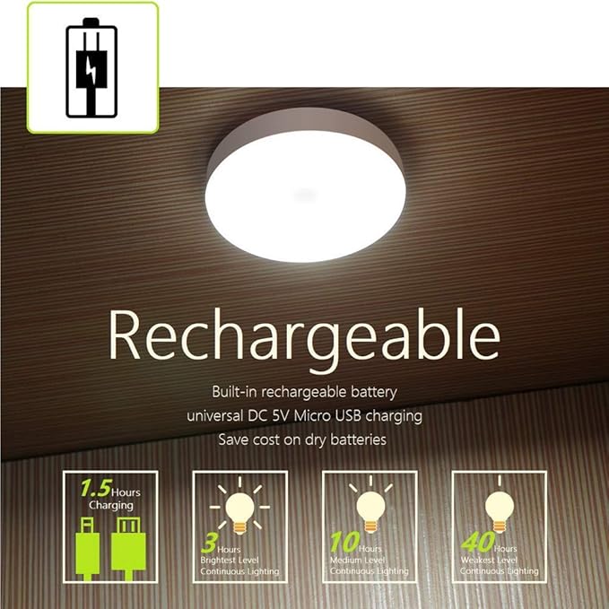 (Free Home Delivery)🌙✨ Smart Button Control Night Light – USB Rechargeable