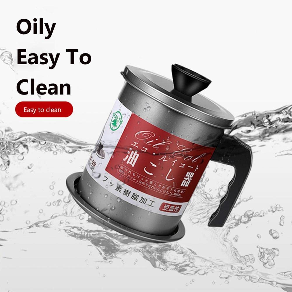 (Free Home Delivery ) Stainless-Steel Oil Filter Storage Pot