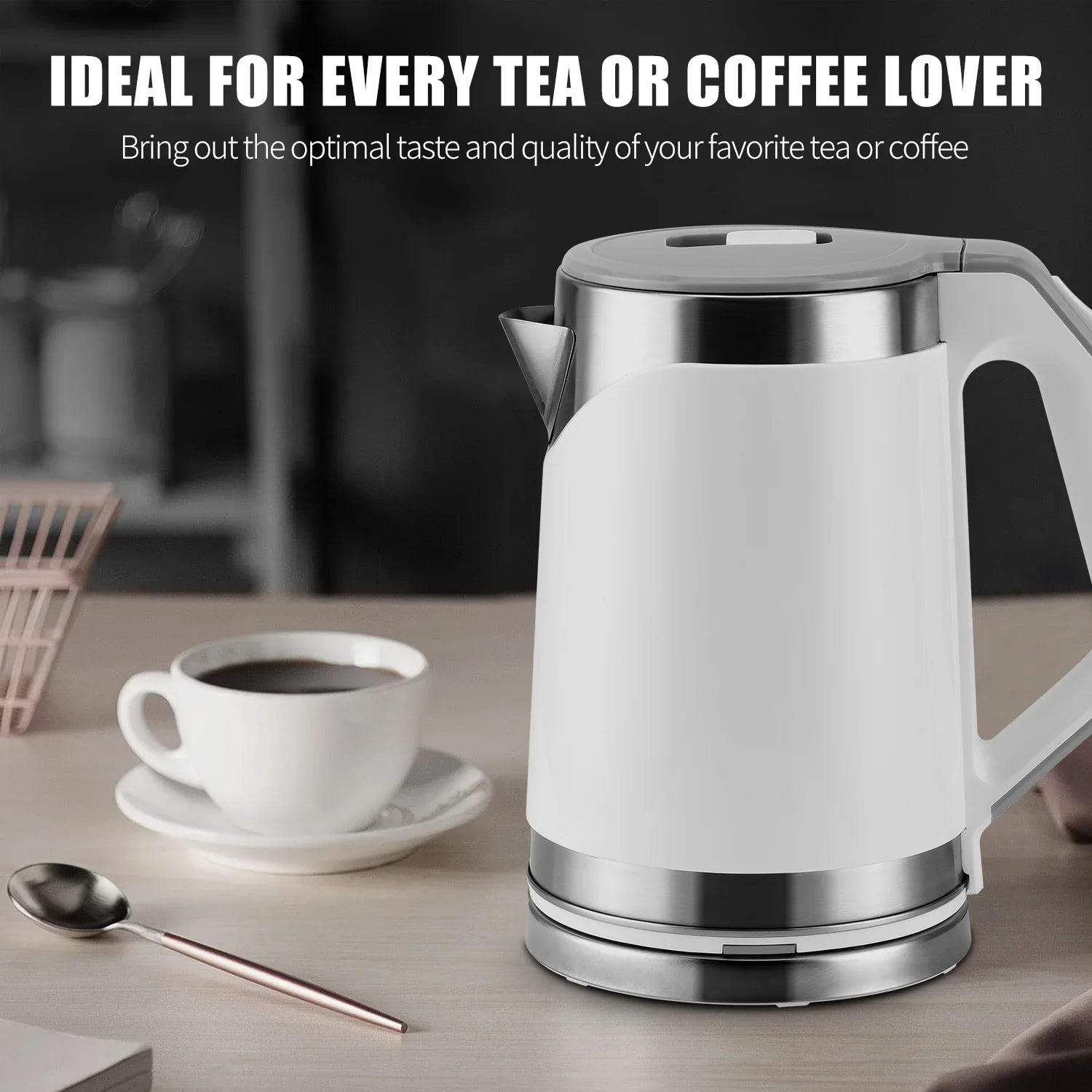 (Free Home Delivery) Small Portable Electric Tea Kettle – 2.0L