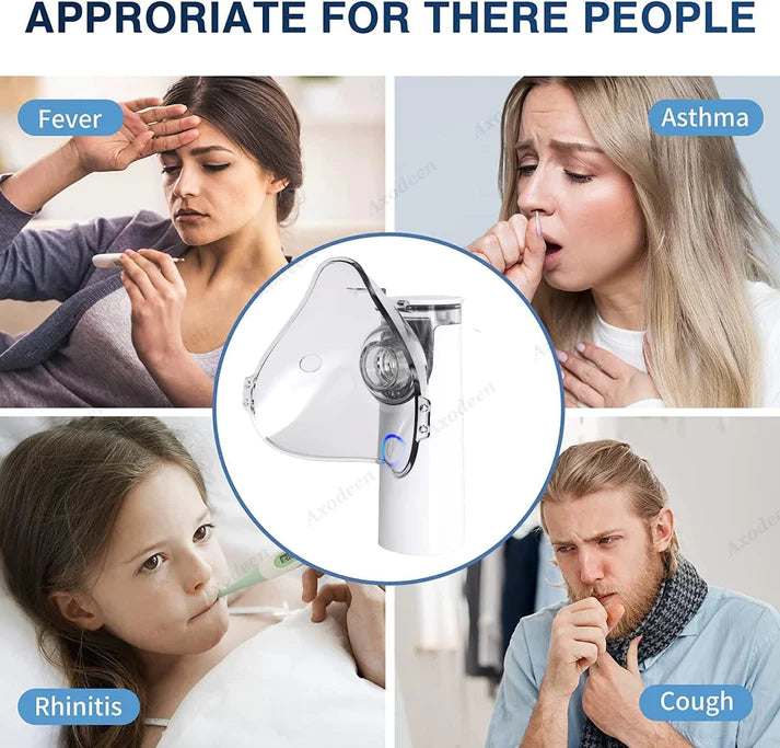 FREE HOME DELIVERY - Portable Mesh Nebulizer FDA Approved