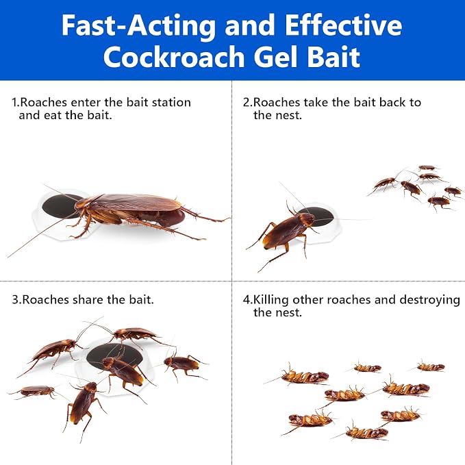|FREE DELIVERY| Powerful Cockroach Control Traps for Home & Kitchen (8 Pieces / 16 Pieces)