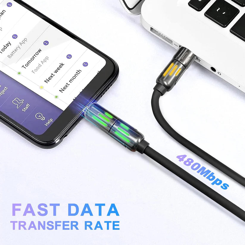 4-in-1 USB Charging Cable fast charging