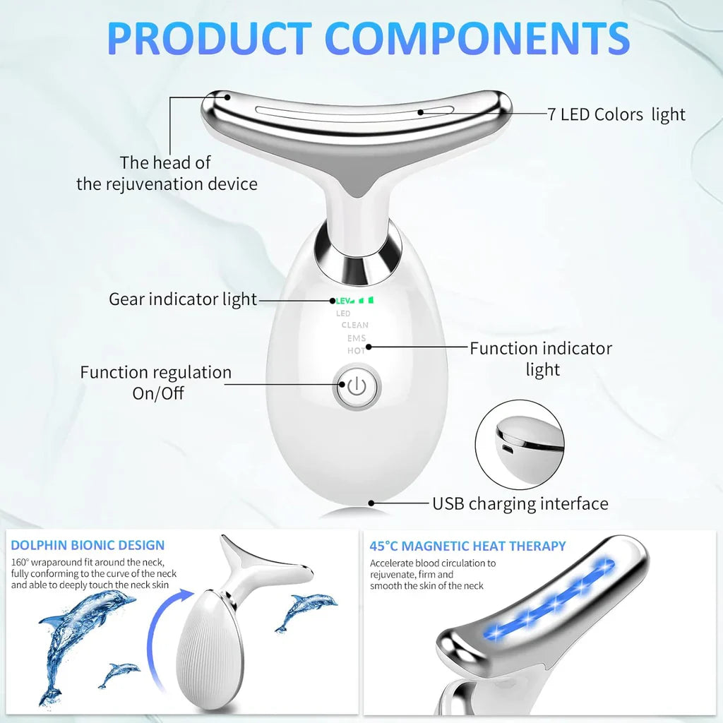 (Free Home Delivery) Premium Face Massager Beauty Machine, Double Chin Therapy Facial Lifting Massager