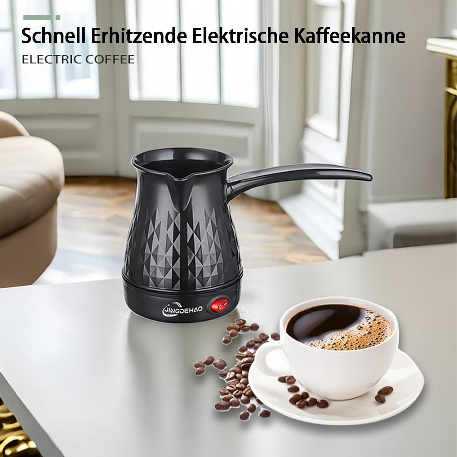 (FREE DELIVERY) Portable Electric Turkish Coffee Pot & Tea Kettle