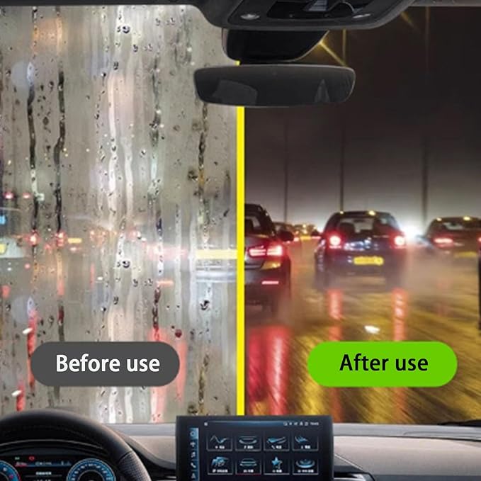 (Free Delivery) Crystal Clear Car Glass Cleaner Kit