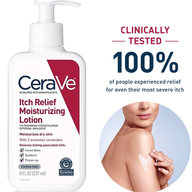 CeraVe Itch Relief Moisturizing Lotion, Dry Skin, 237ml