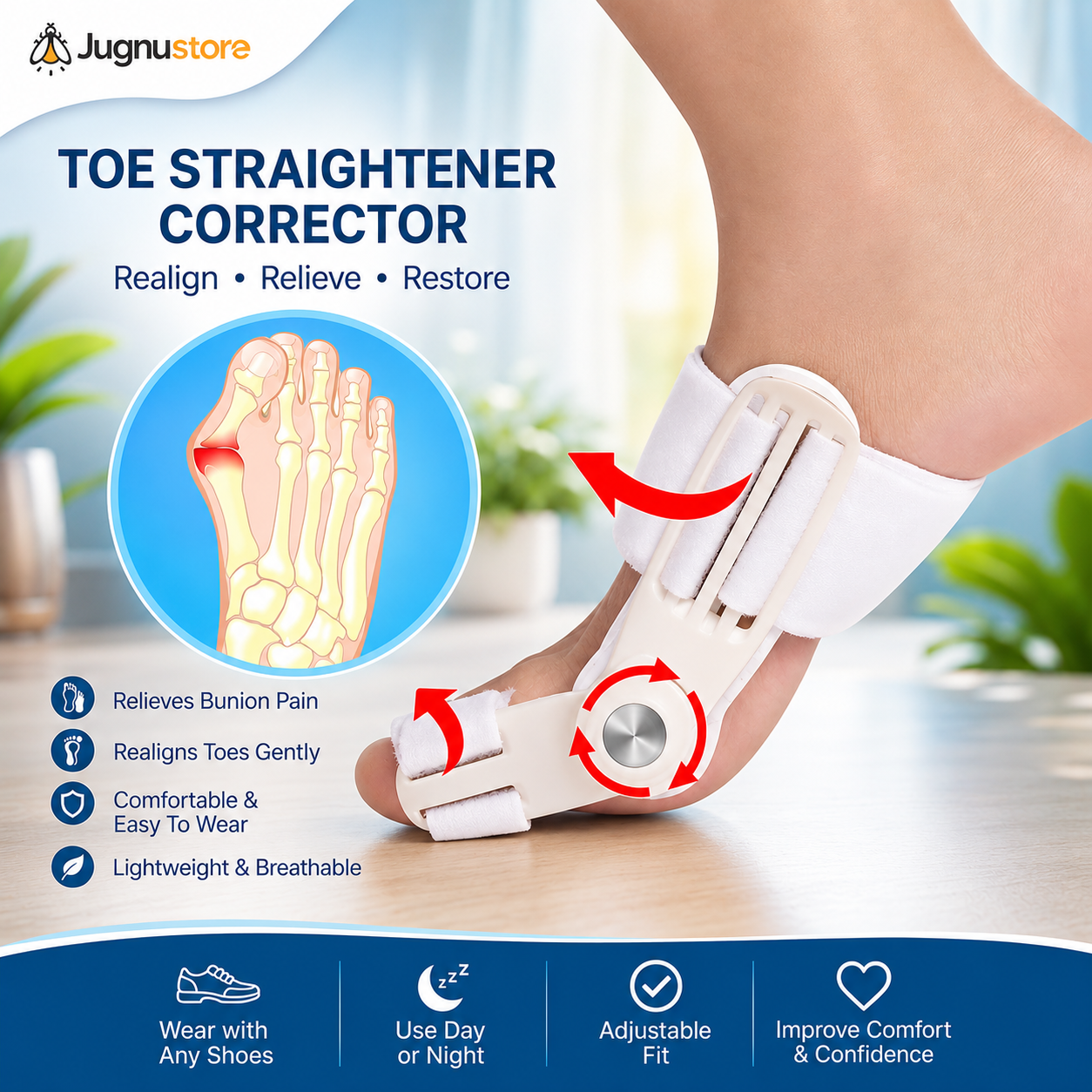 (Free Home Delivery) Pain Relief Bunion Toe Corrector