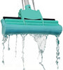 Magic PVA Sponge Mop - Adjustable Squeeze Water Floor Cleaning Mop with Telescopic Handle