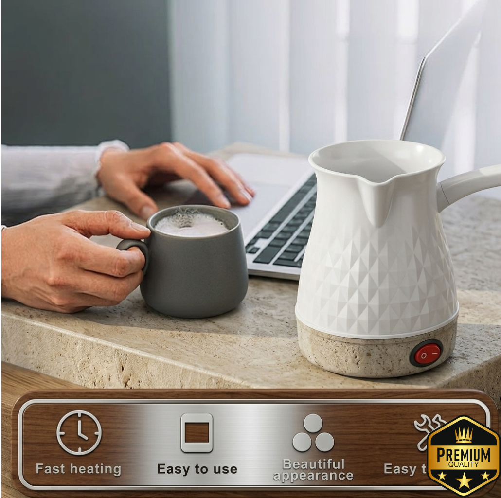 (FREE DELIVERY) Portable Electric Turkish Coffee Pot & Tea Kettle