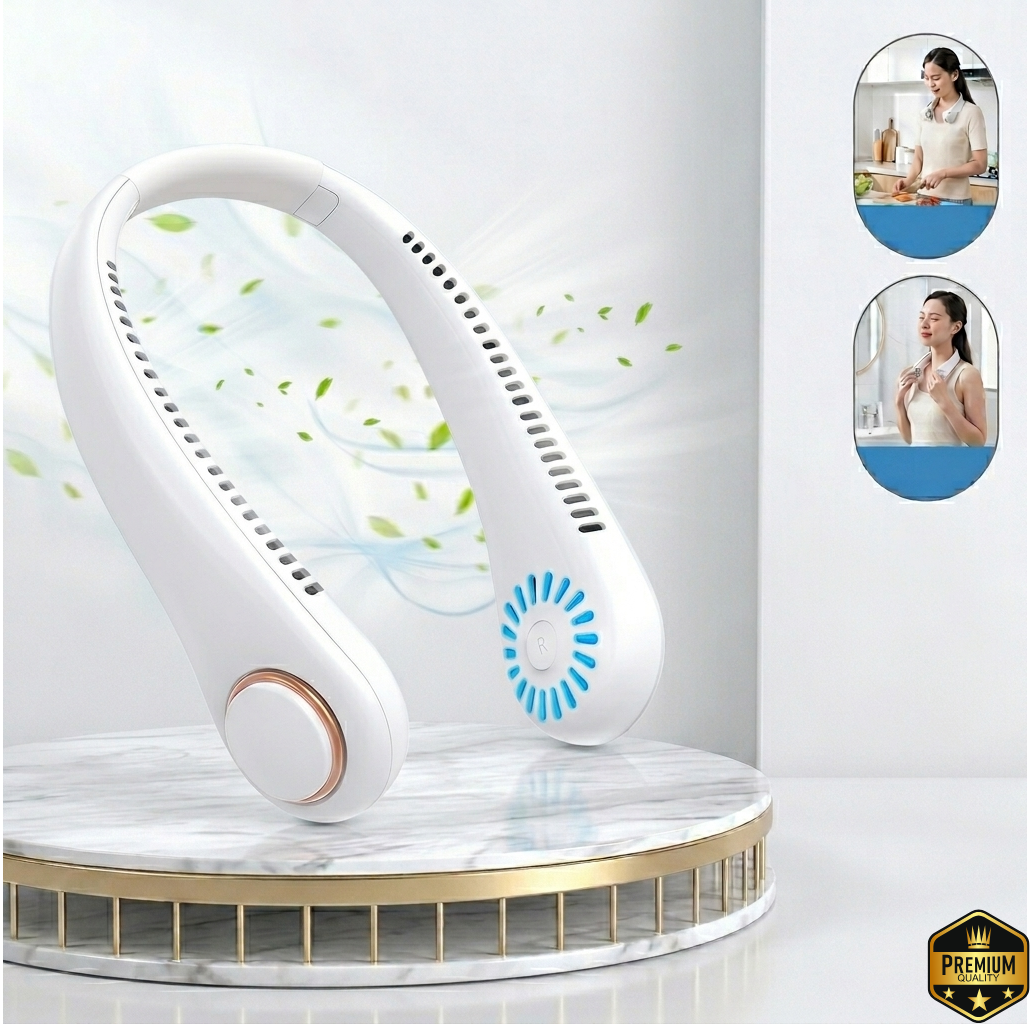 Rechargeable Portable Neck Fan (Free Home Delivery)