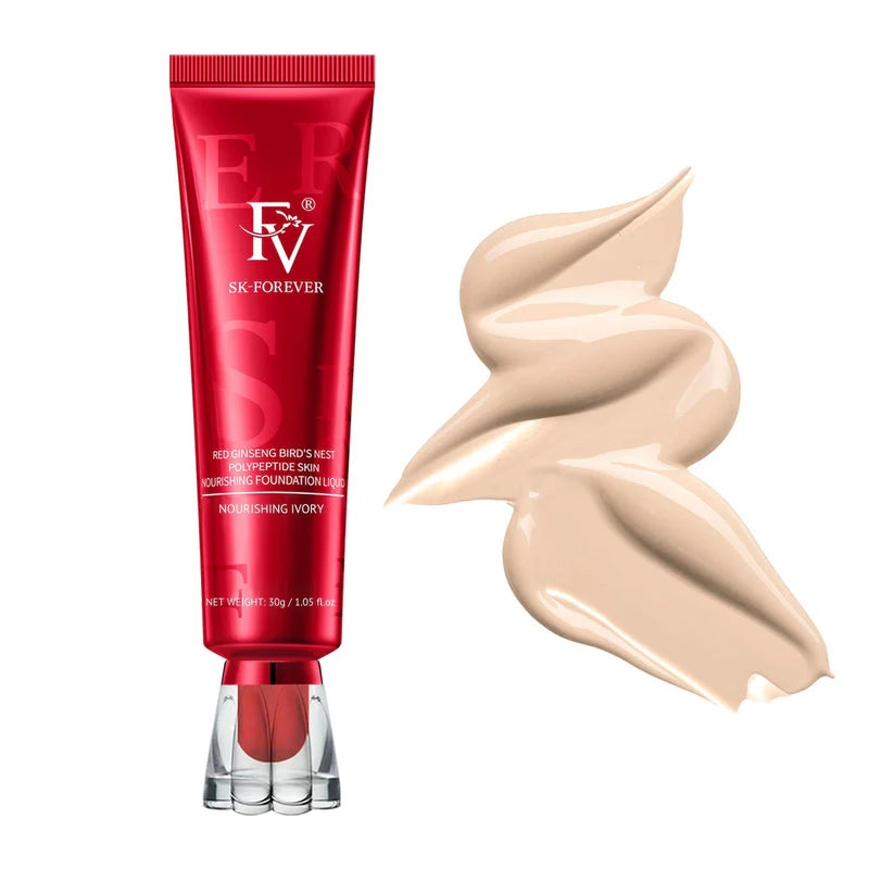 FV Waterproof Liquid Foundation, Matte Oil-free Foundation, Medium Coverage & Lightweight Foundation Makeup for Oily/Normal Skin