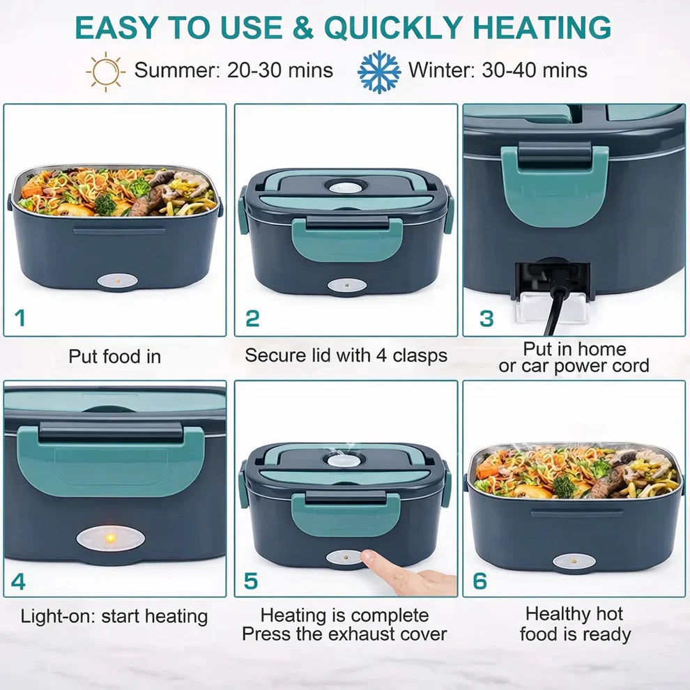 (Free Delivery) Electric Lunch Box