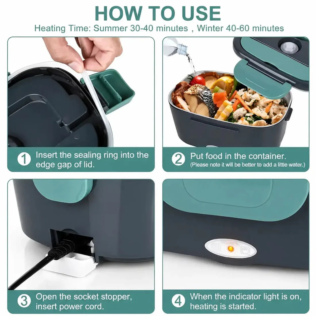 (Free Delivery) Electric Lunch Box