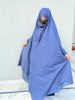 Full Coverage Printed Namaz Chadar with Sleeves-Full Length