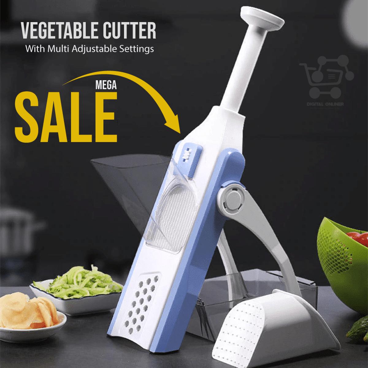 Mandoline 5 In 1 Safe Vegetable Cutter & Slicer [Free home delivery]