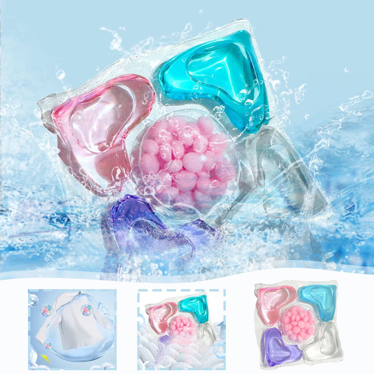 |Free Delivery| Laundry Detergent Gel Caps – Pack of 10