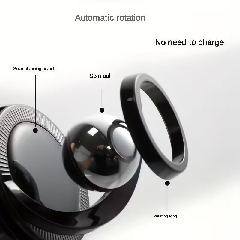 Universal Solar Power Car Perfume Air Freshener 360° Rotating Car Perfume Solar Energy Fragrance Car