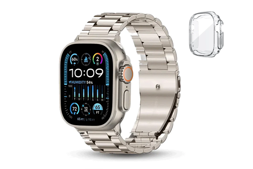 I20 Ultra Max Suit - Smartwatch & Airpods Combo with 7 Straps