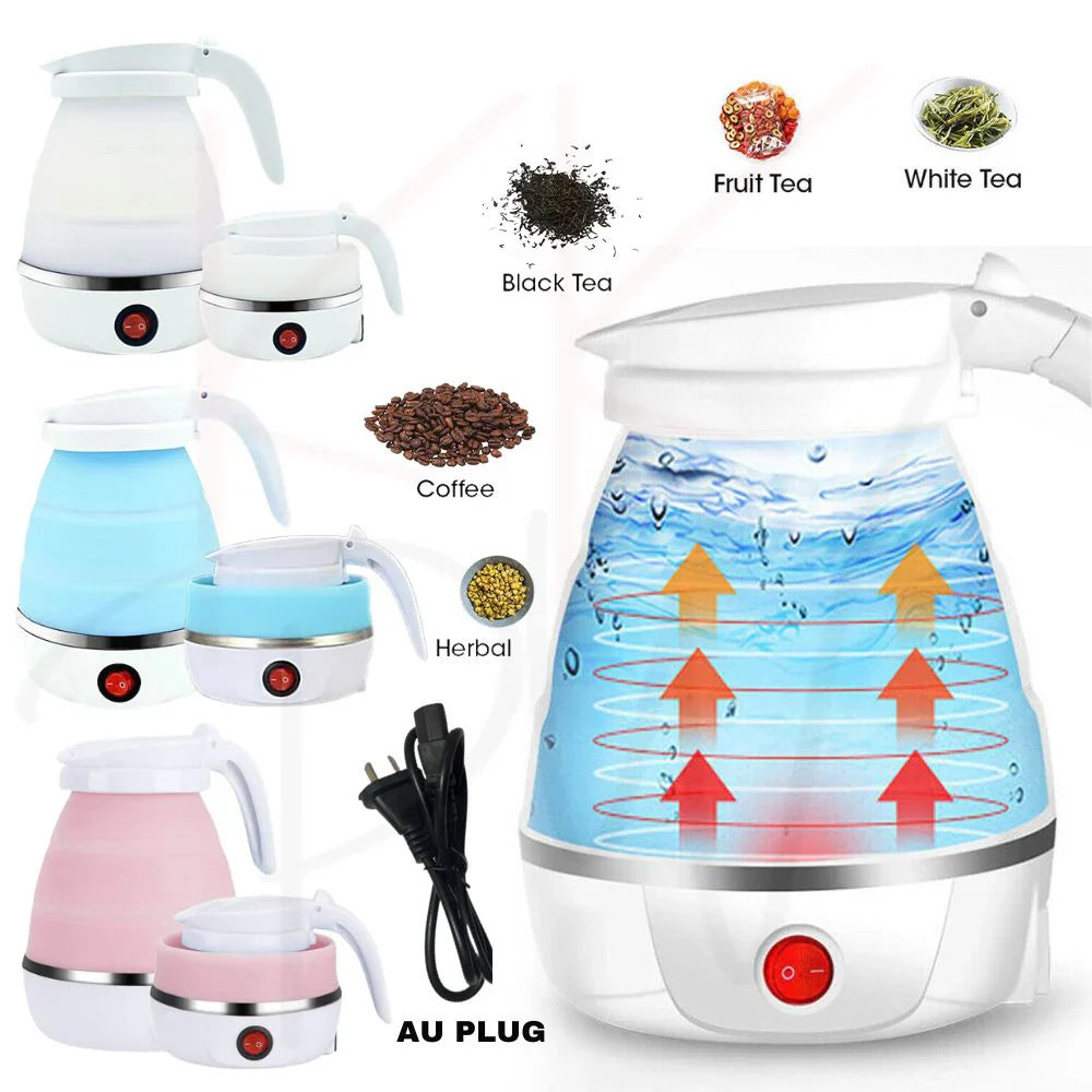Silicone Foldable Electric kettle For Travel and Houshold, Automatic Function