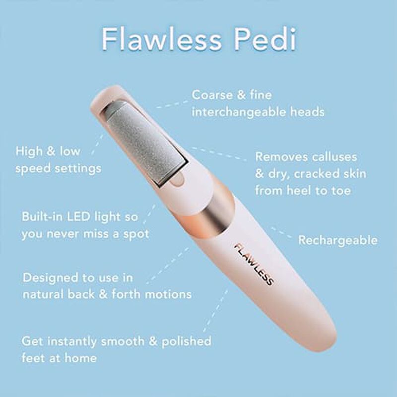 Flawless Pedi Electronic Tool File and Callus Remover (Free Home Delivery)