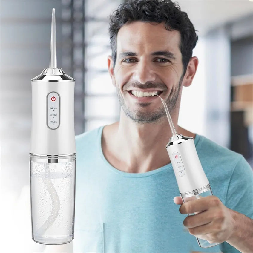 Rechargeable Portable Water Flosser  (Free Home Delivery)