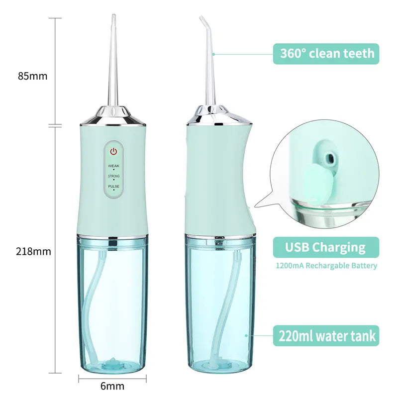 Rechargeable Portable Water Flosser  (Free Home Delivery)