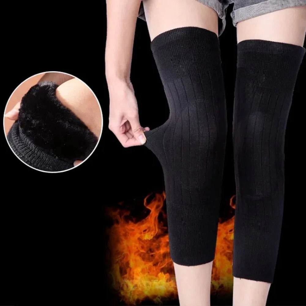 Warm Winter Knee Brace Support Wool Knee Pad Leg Warmer Women Men