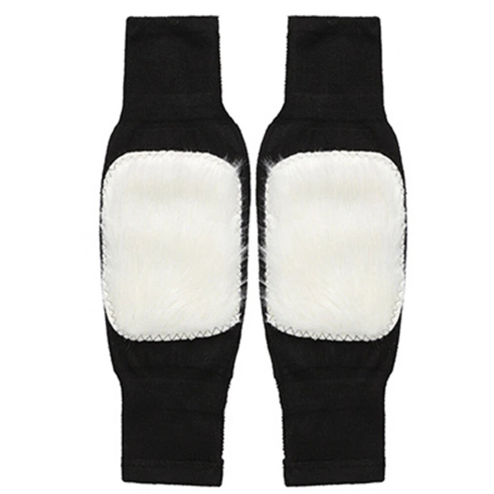 Warm Winter Knee Brace Support Wool Knee Pad Leg Warmer Women Men