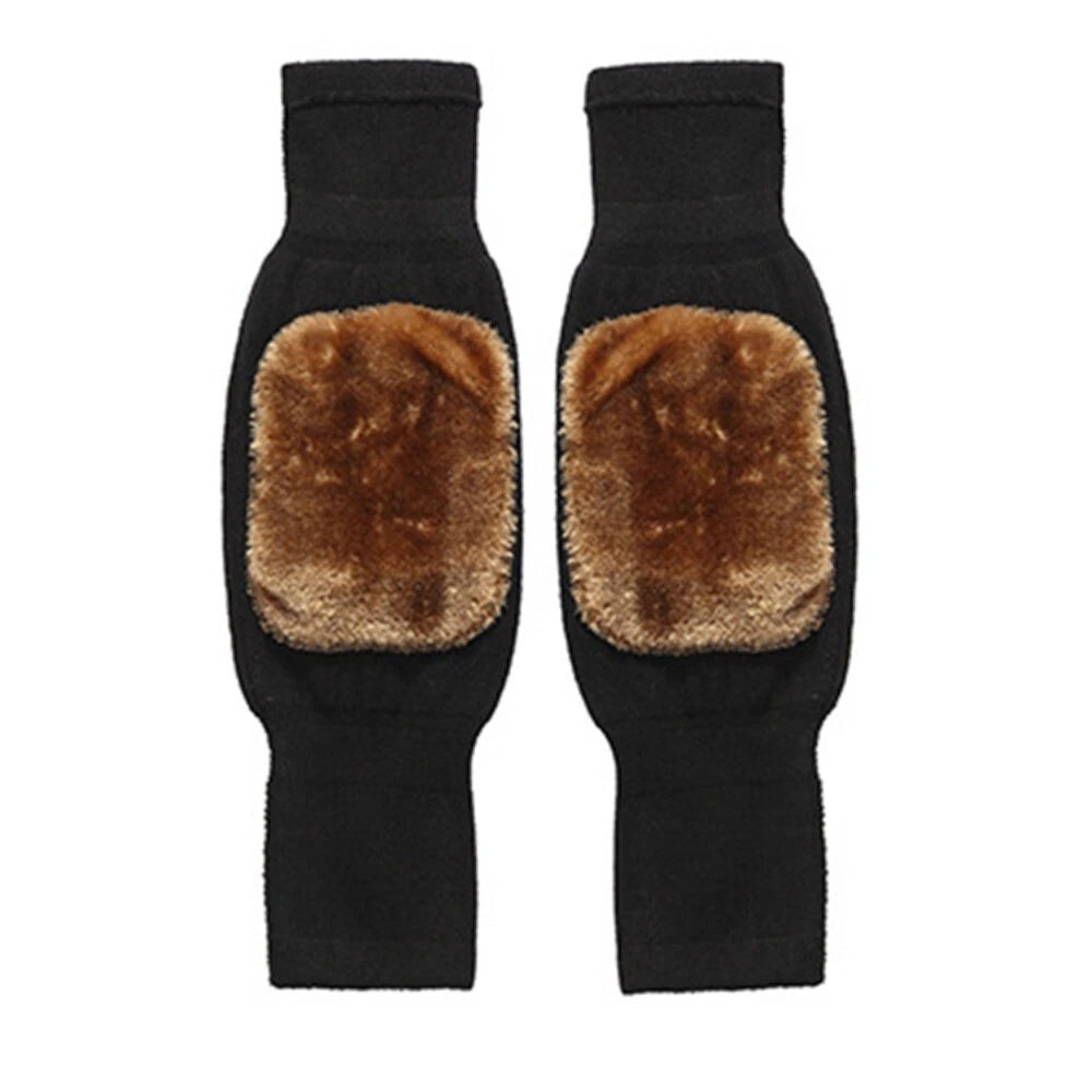 Warm Winter Knee Brace Support Wool Knee Pad Leg Warmer Women Men