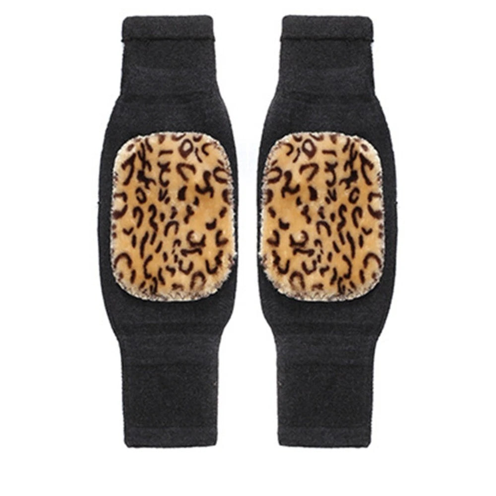 Warm Winter Knee Brace Support Wool Knee Pad Leg Warmer Women Men