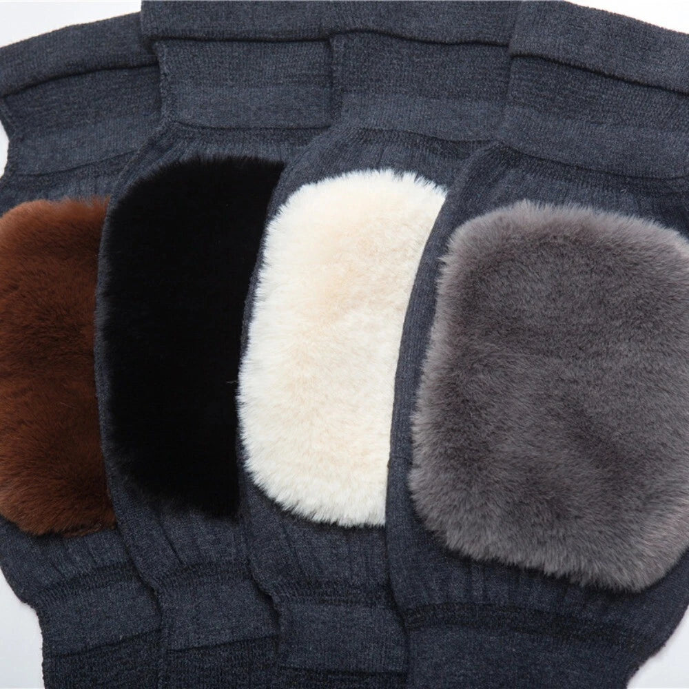 Warm Winter Knee Brace Support Wool Knee Pad Leg Warmer Women Men