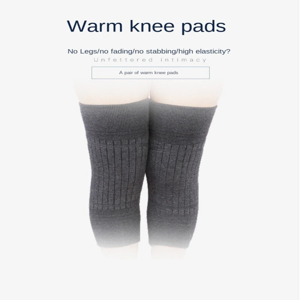 Warm Winter Knee Brace Support Wool Knee Pad Leg Warmer Women Men
