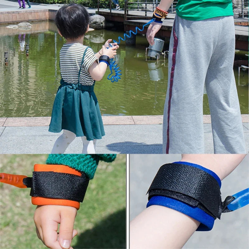 Baby Child Anti Lost Wrist Link Safey Harness Strap Rope Leash Walking Hand Belt Band Wristband For Toddlers