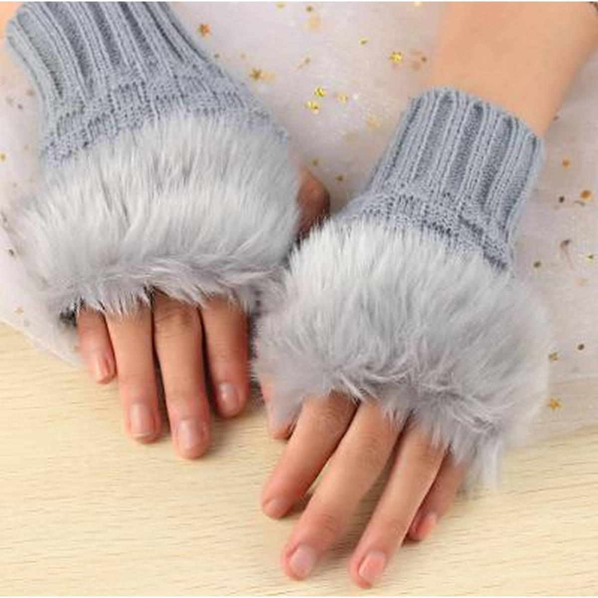 Fancy Winter Wool Gloves for Women