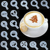Pack Of 32 Pcs Coffee Stencil Template Set